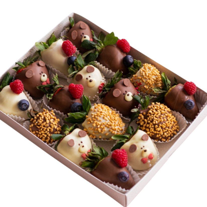 Na obrázku je velikost M 12-16 jahod