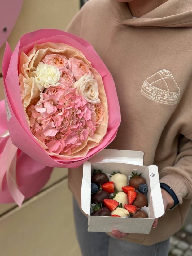 Ideální combo - Ideální combo: Kytice S size a box S size