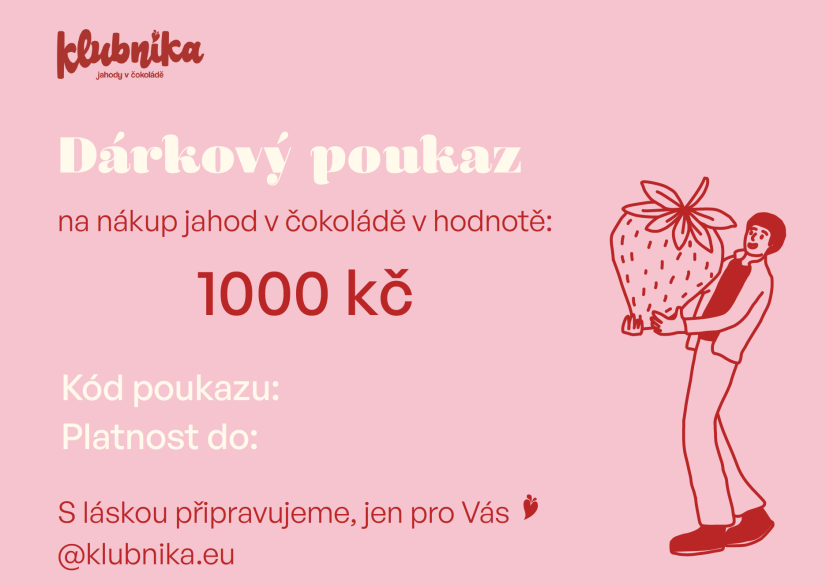 Dárkový poukaz - Hodnota poukazu: 500