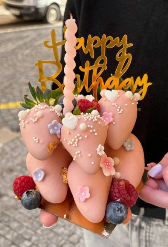 Růžová čokoláda