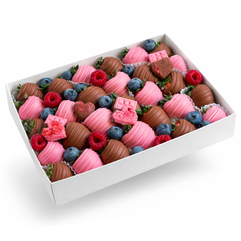 Krabice „Sladká klasika“ - Krabice velikost: L 20-25 jahod