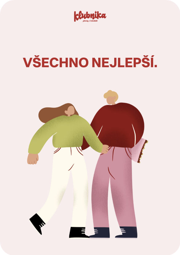 Přáníčko - Přání: VŠECHNO NEJLEPŠÍ.